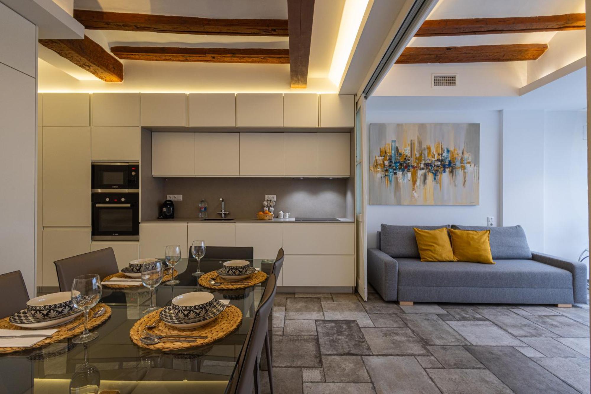 Florit Flats - Center Modern 1Br 2Bth Terrace Wi-Fi Ac Daire Valensiya Dış mekan fotoğraf