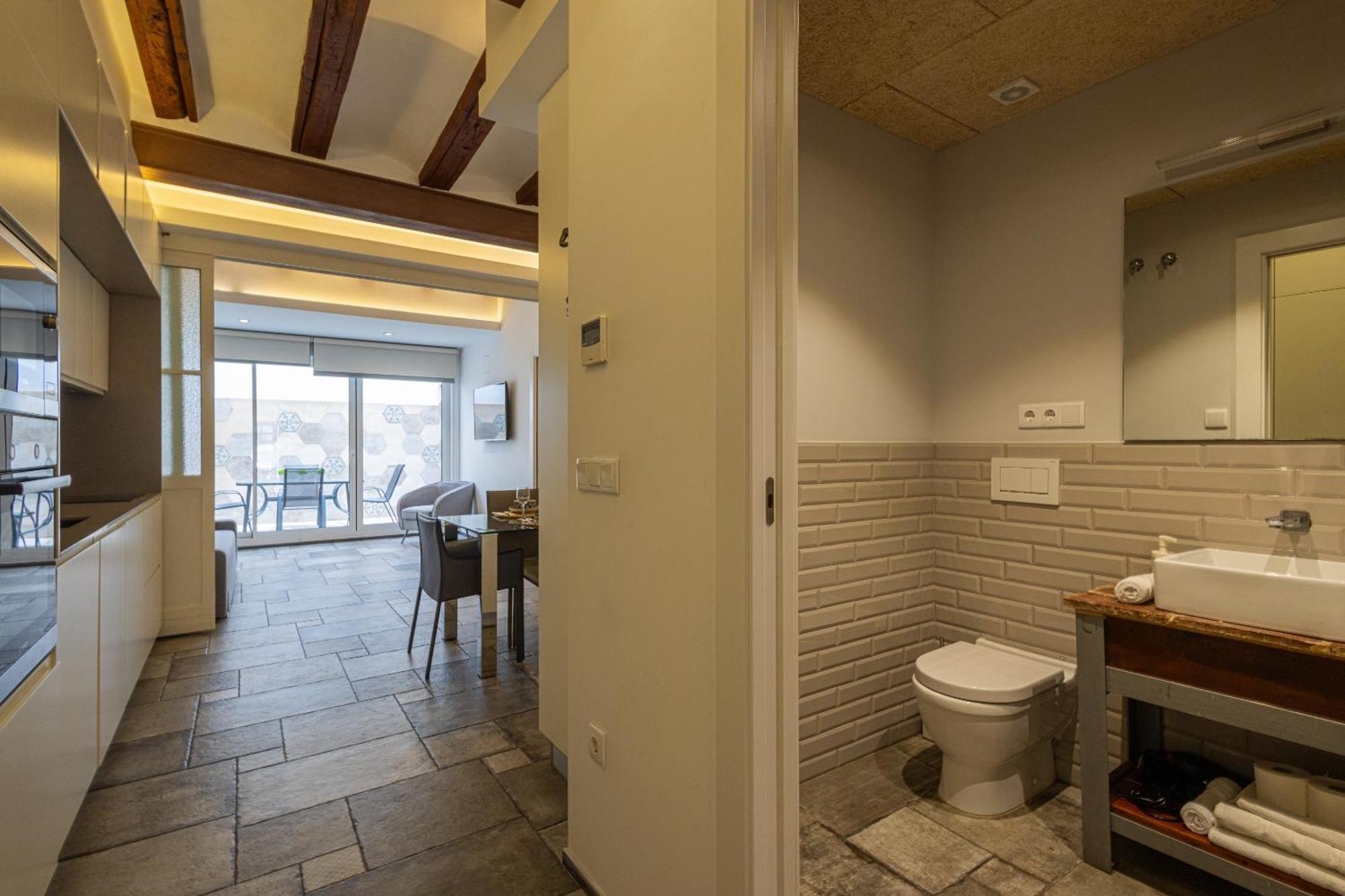 Florit Flats - Center Modern 1Br 2Bth Terrace Wi-Fi Ac Daire Valensiya Dış mekan fotoğraf