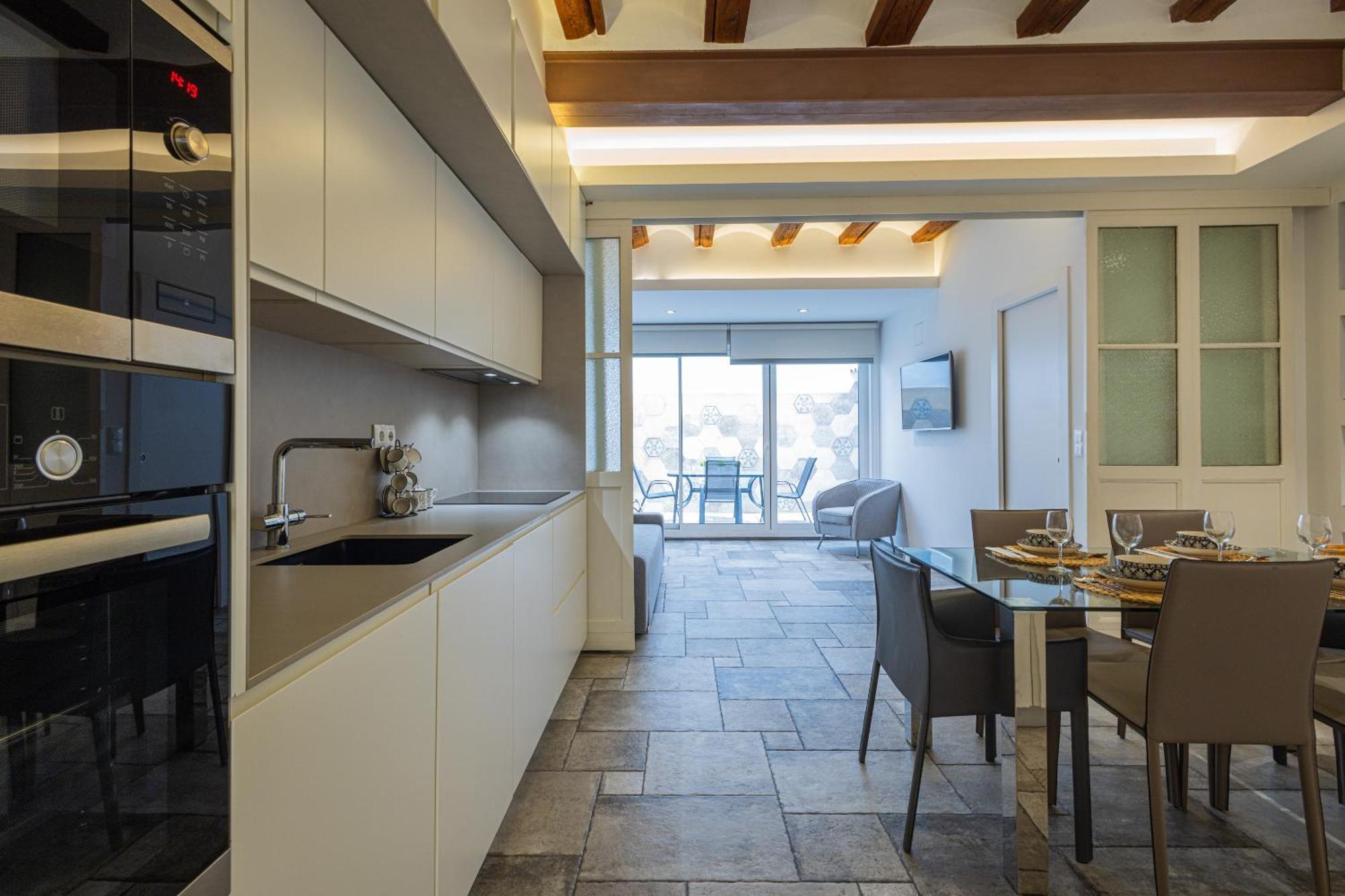 Florit Flats - Center Modern 1Br 2Bth Terrace Wi-Fi Ac Daire Valensiya Dış mekan fotoğraf