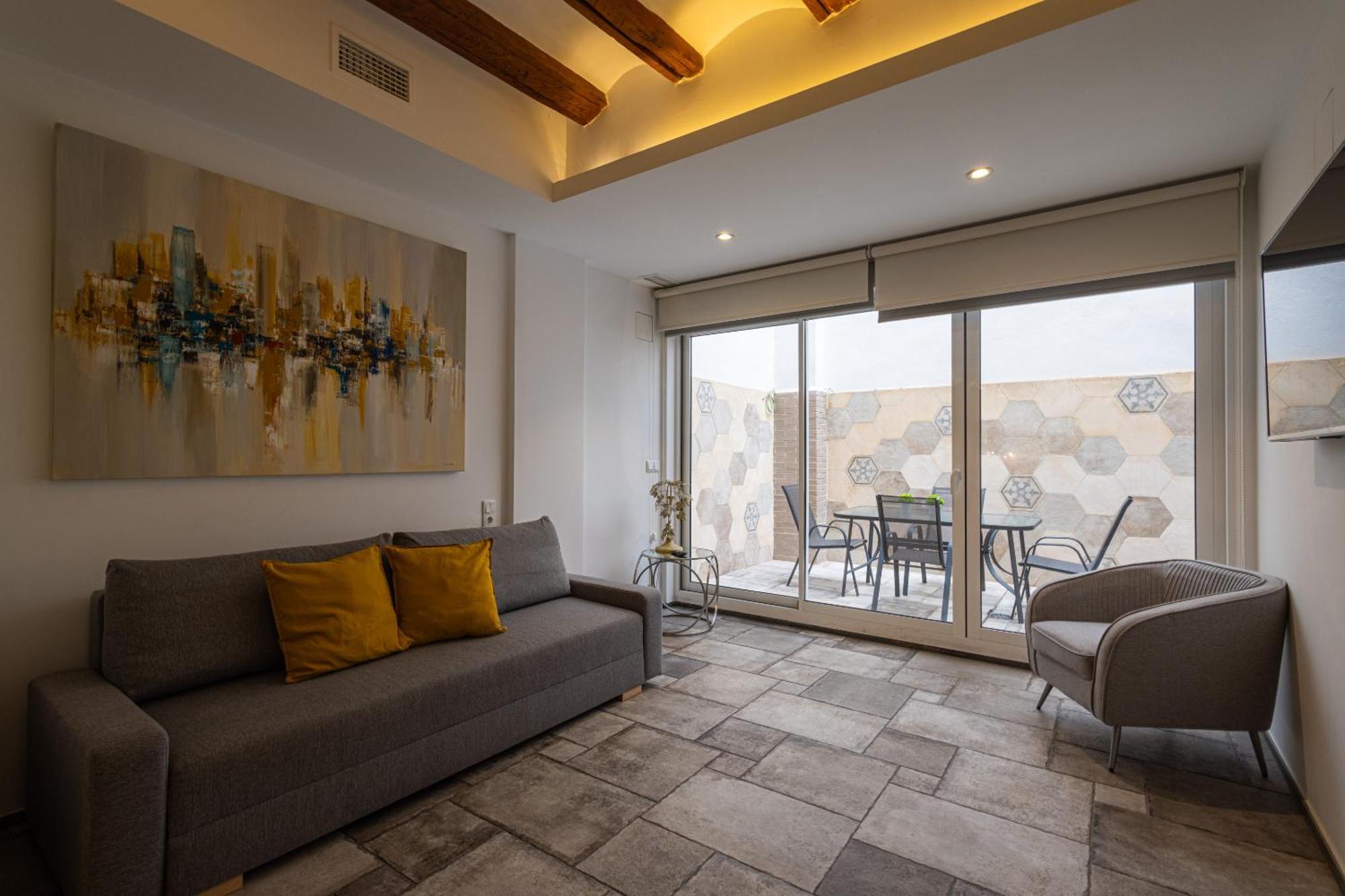 Florit Flats - Center Modern 1Br 2Bth Terrace Wi-Fi Ac Daire Valensiya Dış mekan fotoğraf